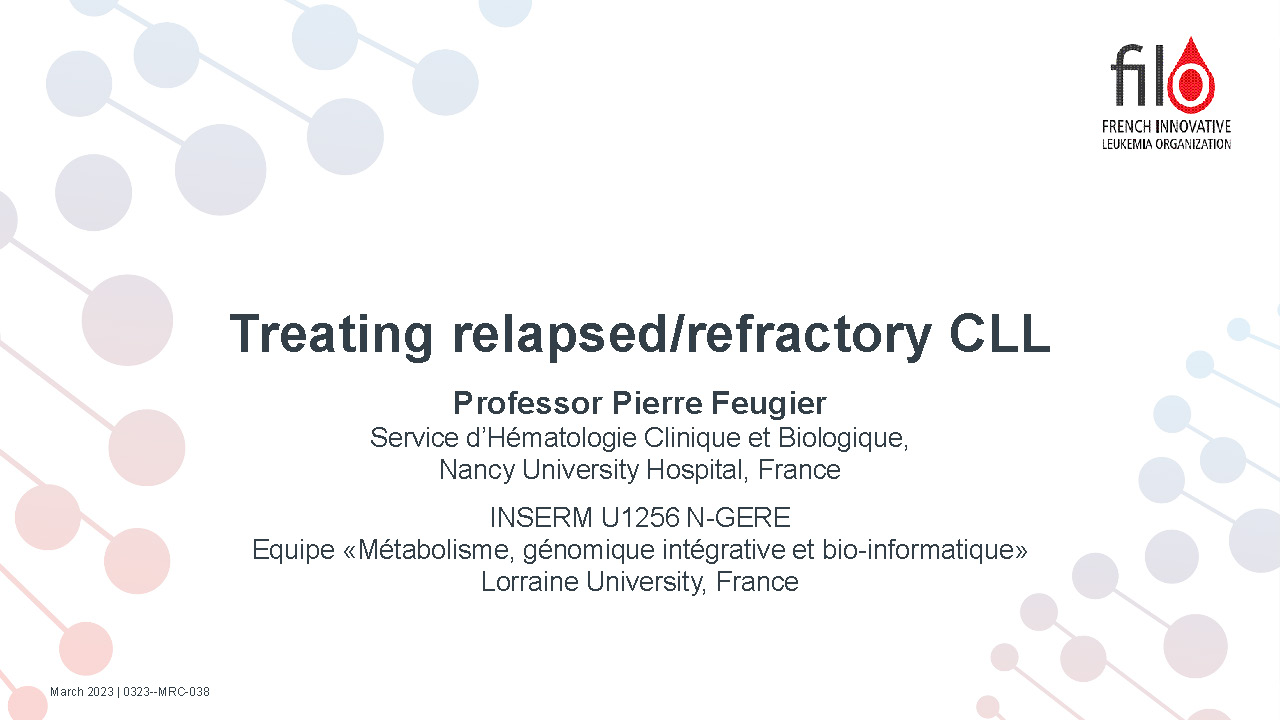 Berlin_Feugier_Relapsed CLL